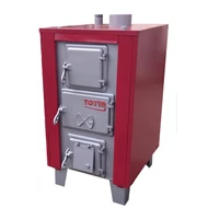 TOTYA DT-32A vegyestüzelésű kazán (43kW) burkolattal, huzatszabályozóval, hőmérő órával, 3 év garanciával
