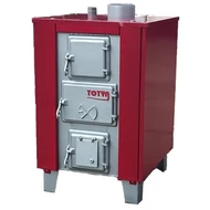 TOTYA DT-42A vegyestüzelésű kazán (53kW) burkolattal, huzatszabályozóval, hőmérő órával, 3 év garanciával