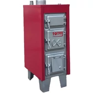 TOTYA S-20 vegyestüzelésű kazán (20kW) burkolattal, huzatszabályozóval, hőmérőórával, 3 év garanciával