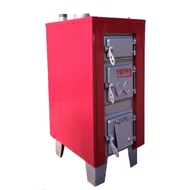 TOTYA S-25 vegyestüzelésű kazán (24-26kW) burkolattal, huzatszabályozóval, hőmérő órával, 3 év garanciával