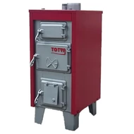 TOTYA S-25A vegyestüzelésű kazán (24-26kW) burkolattal, huzatszabályozóval, hőmérő órával, 3 év garanciával
