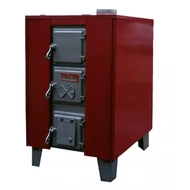 TOTYA S-45 vegyestüzelésű kazán (52kW) burkolattal, huzatszabályozóval, hőmérő órával, 3 év garanciával